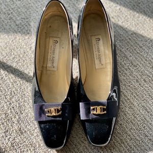 Black Patent Leather Fiesta Pump